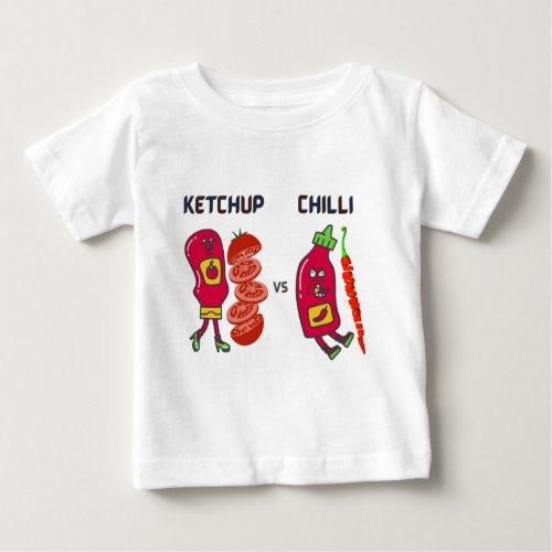 Ketchup vs Chilli  Baby T_Shirt