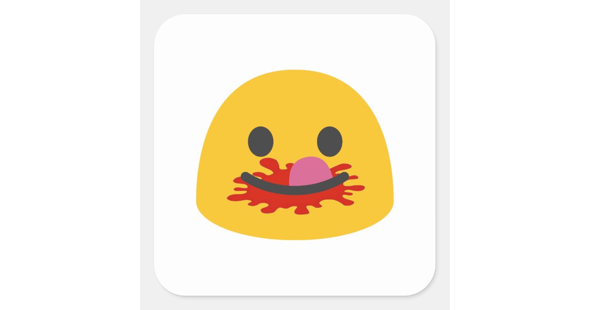 Ketchuplick Discord Emoji Square Sticker Zazzle