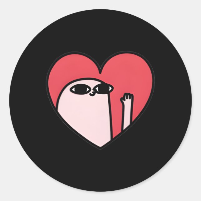 Ketnipz He Classic Round Sticker (Front)