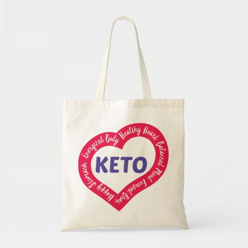 Keto benefits reminder tote bag