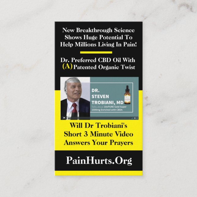 Keto Creamer News Business Card (Front)