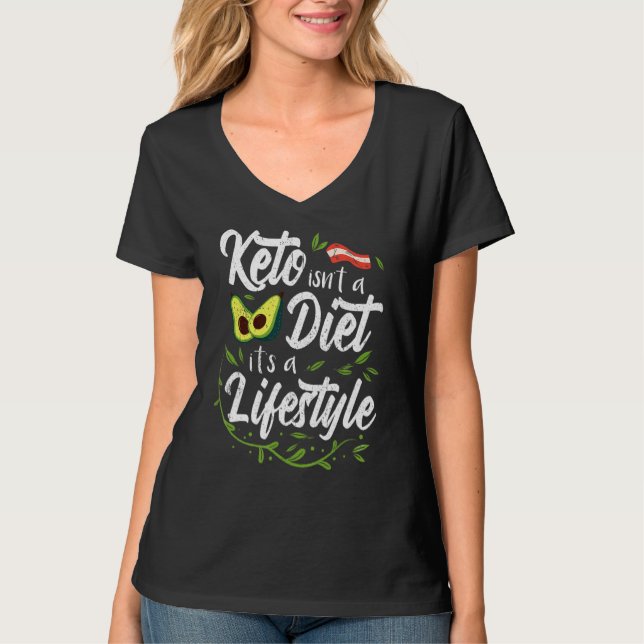 Keto Diet  Men Women Ketosis Ketogenic Low Carb He T-Shirt (Front)