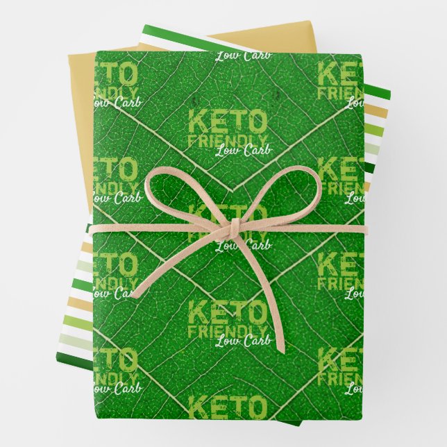Keto Friendly Low Carb Wrapping Paper Sheets (In situ)