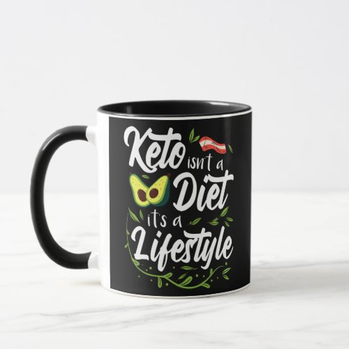 Keto Gifts for Men Nutrition Ketones Women Mug