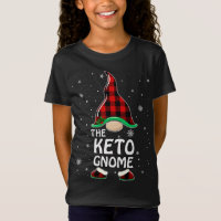 Keto Gnome Buffalo Plaid Matching Family Christmas