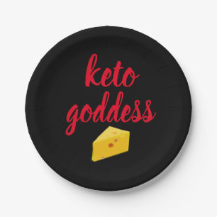 Keto Goddess Cheese Slice Paper Plates