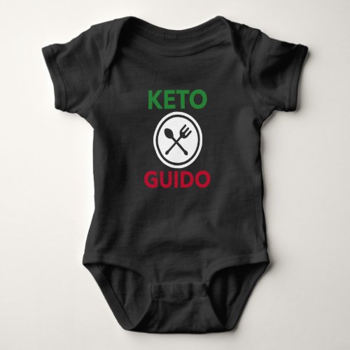 Keto Guido _ Gift for Italians on the Keto Diet Baby Bodysuit
