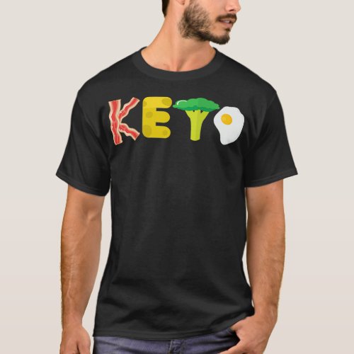 Keto Low Carb Diet Lifestyle weight loss Nutrition T_Shirt