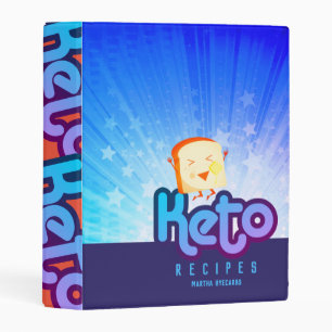 Keto low carb personalized cookbook recipe mini bi mini binder