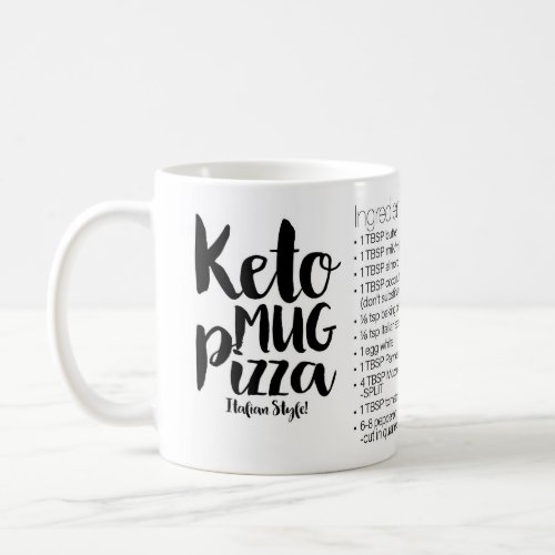 KETO Mug Pizza Recipe Mug