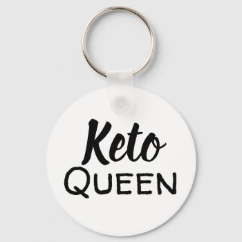 Keto Queen  Keto Life  Keto Mama  Keto Af  Ketones Keychain by MoeWampum at Zazzle