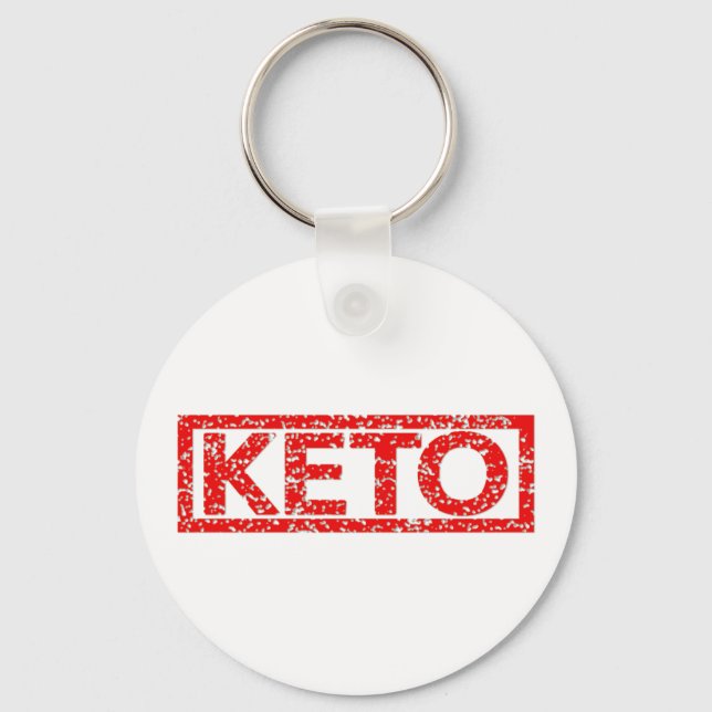 Keto Stamp Keychain (Front)