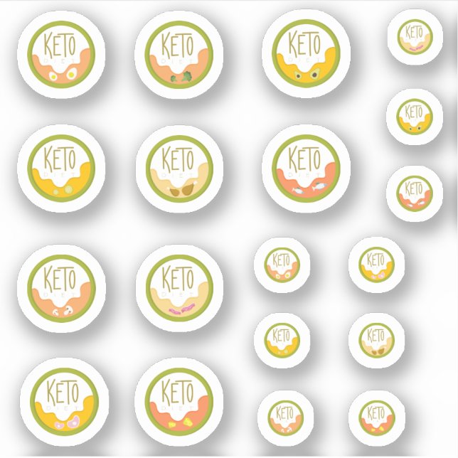 keto  sticker (Front)