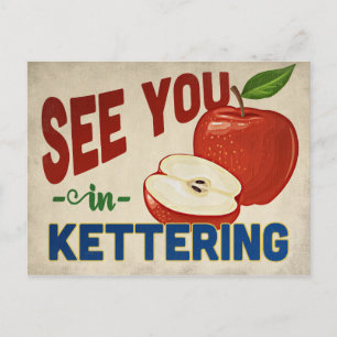 Kettering Ohio Apple - Vintage Travel Postcard