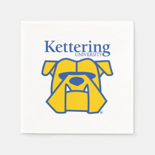 Kettering University Bulldogs Napkins