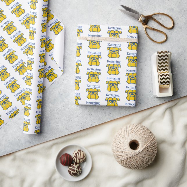 Kettering University Bulldogs Wrapping Paper (Crafts)