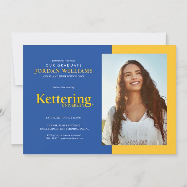 Kettering University Graduation Announcement (Front)