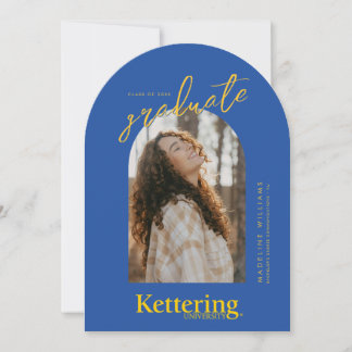 Kettering University Graduation Invitation