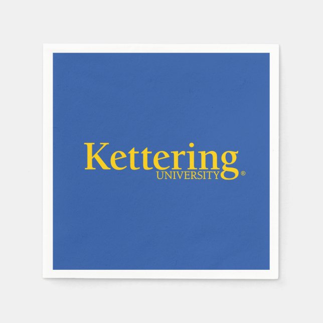 Kettering University Logo Napkins (Front)