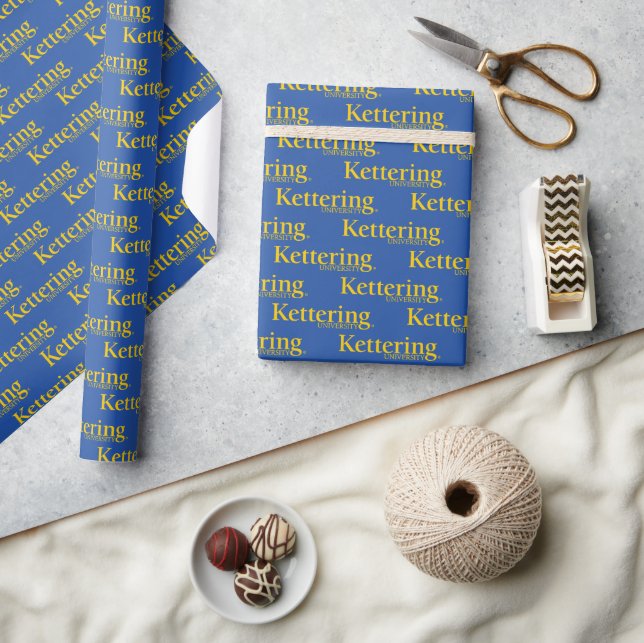 Kettering University Logo Wrapping Paper (Crafts)