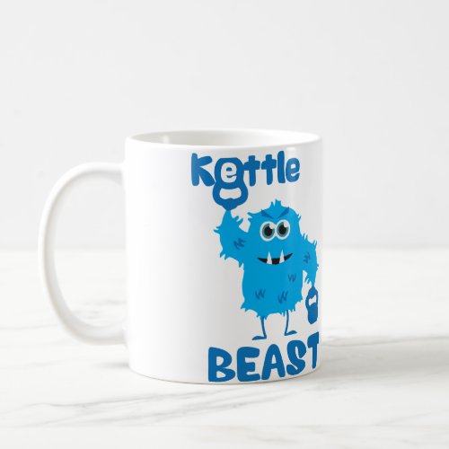 Kettle Beast cute kettlebell monster Coffee Mug