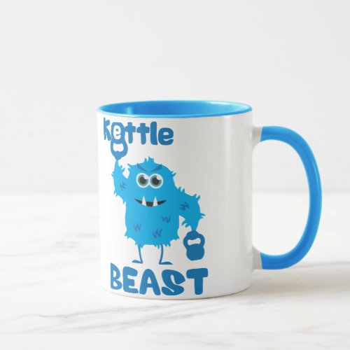 Kettle Beast cute kettlebell monster Mug