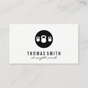 Kettle Bell Personal Trainer Business Card