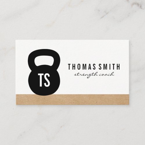 Kettle Bell Personal Trainer Business Card