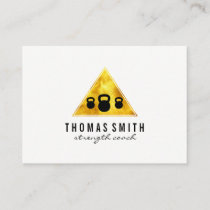 Kettle Bell Personal Trainer Golden Triangle Business Card