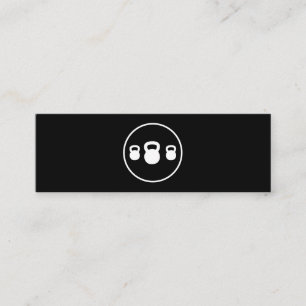 Kettle Bell Personal Trainer Mini Business Card