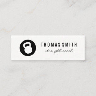 Kettle Bell Personal Trainer Mini Business Card