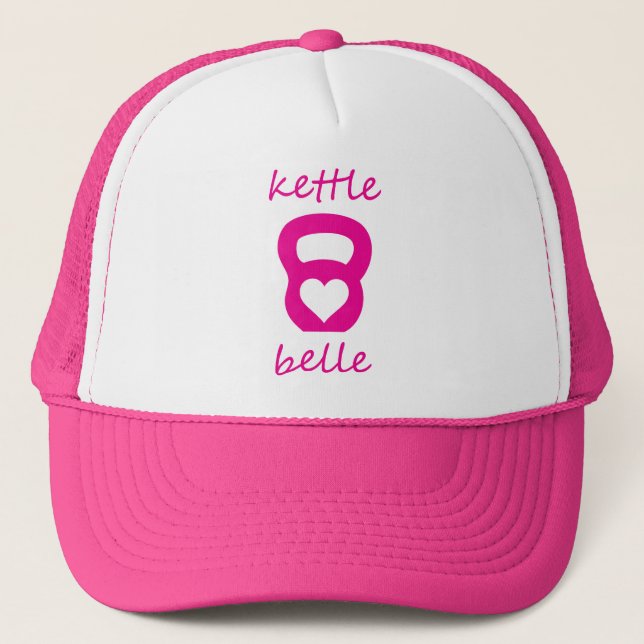 Kettle Belle - kettlebell Trucker Hat (Front)
