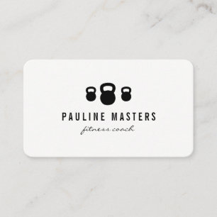 Kettle Bells Fitness Coach Loyalty Cards