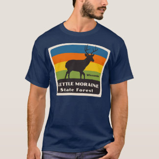 Kettle Moraine State Forest Wisconsin Roaming Deer T-Shirt