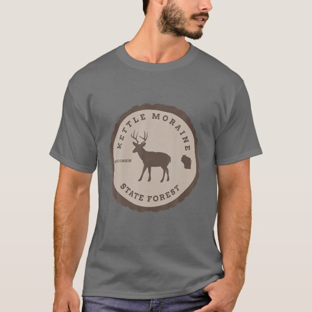 Kettle Moraine State Forest Wisconsin WI Outdoors T-Shirt (Front)