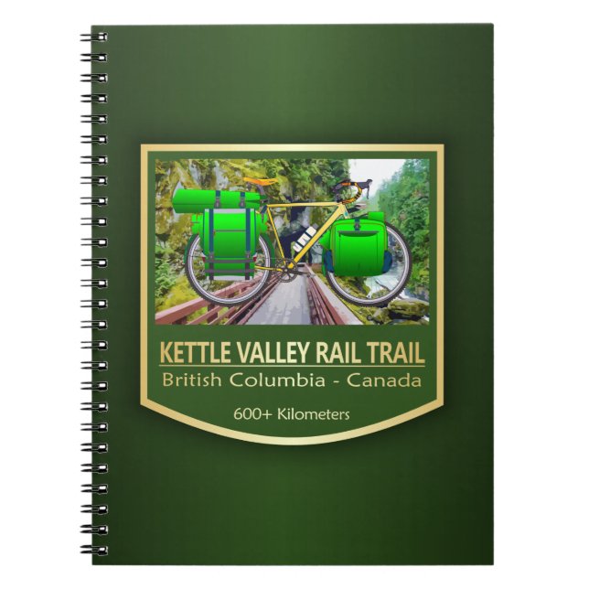 Kettle Valley Rail Trail (bike2) Notebook (Front)