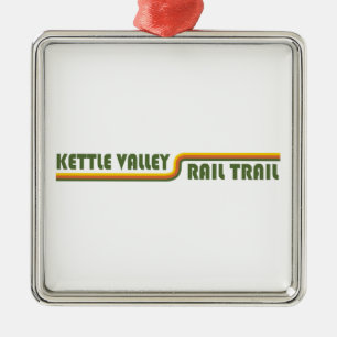 Kettle Valley Rail Trail British Columbia Metal Ornament