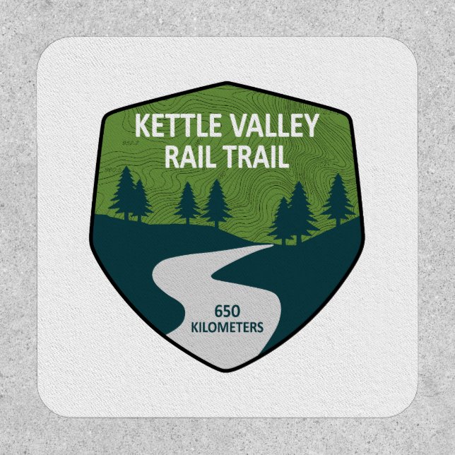 Kettle Valley Rail Trail British Columbia Patch (Front)
