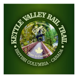 Kettle Valley Rail Trail (cycling c) Poster