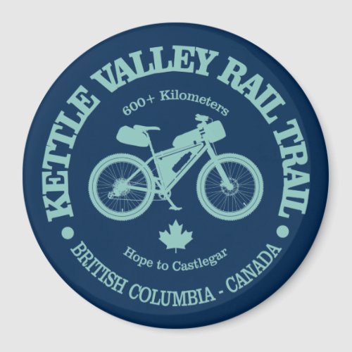 Kettle Valley Rail Trail cycling Magnet