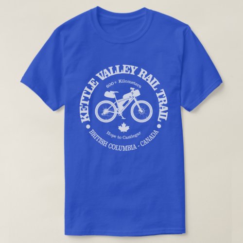 Kettle Valley Rail Trail cycling T_Shirt