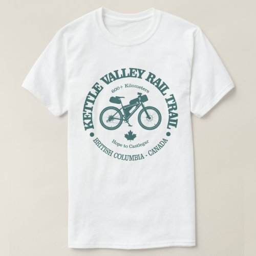 Kettle Valley Rail Trail cycling T_Shirt