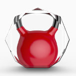 Kettlebell Acrylic Award<br><div class="desc">Kettlebell isolated on white background</div>