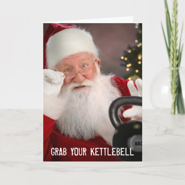 Kettlebell Christmas Card (Front)