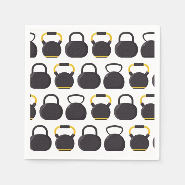 Kettlebell Fitness Napkins (Front)