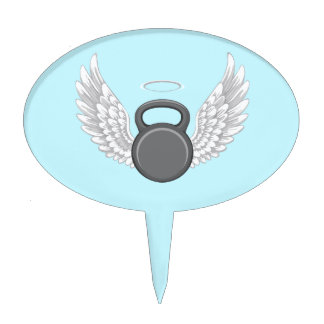 Kettlebell Heaven Cake Topper