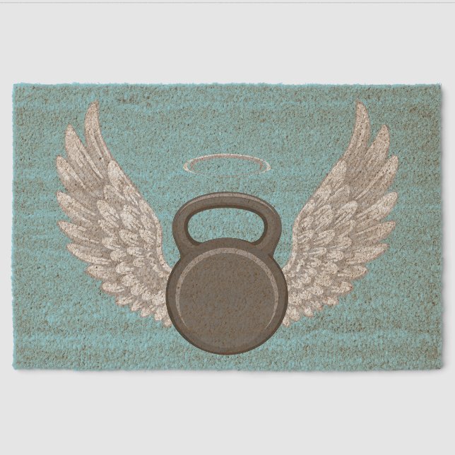 Kettlebell Heaven Fiber Doormat (Front)