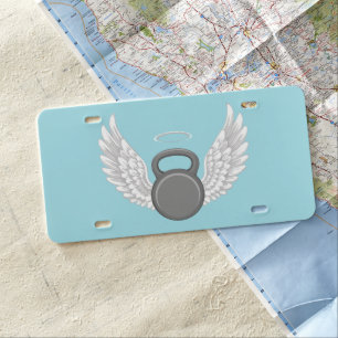 Kettlebell Heaven License Plate