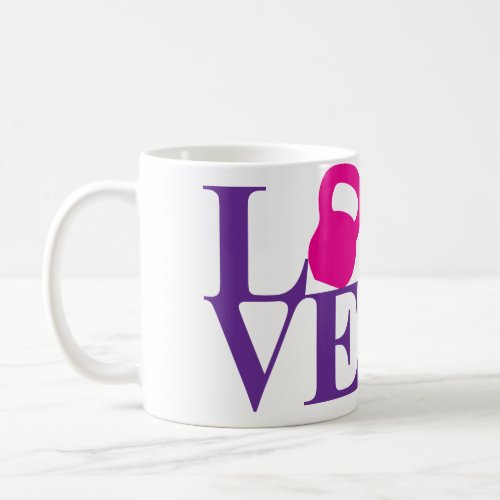 Kettlebell Love Coffee Mug