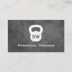 Kettlebell Personal Trainer Business Card